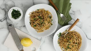 WholeWheat Pasta with Garlic and Olive Oil  Martha Stewart [upl. by Reffotsirhc]