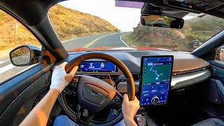 2021 Ford Mustang MachE GT Performance  POV First Drive Binaural Audio [upl. by Anilegnave380]