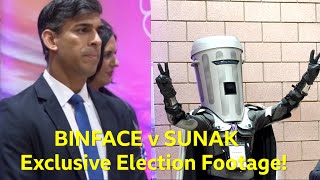 Count Binface v Rishi Sunak EXCLUSIVE Election Footage [upl. by Guenna]