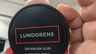 Lundgrens Osterlen Slim White Portion Apple Snus [upl. by Zednanref]