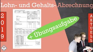 Lohn und Gehaltsabrechnung einfach berechnen  mit Übungsaufgabe [upl. by Mansur883]