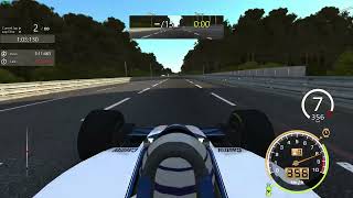 Brabham BT55 full boost 1400HP lap at Le Mans no chicanes [upl. by Aon]