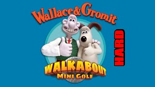 Walkabout Mini Golf  Wallace amp Gromit HARD All Holes in One [upl. by Adnarim]