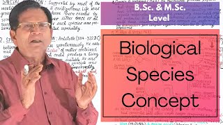 Biological Species Concept  BSc amp MSc Level [upl. by Osbert]