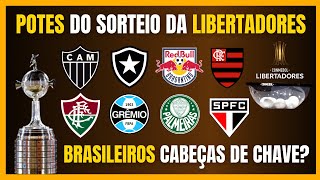 LIBERTADORES 2024  DEFINIDOS os POTES para o SORTEIO [upl. by Lalise542]