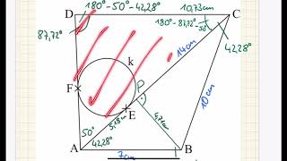 Abschlussprüfung 2019 B1 Trapez Kreisteile Ebene Geometrie Realschule Bayern Mathematik II III [upl. by Mizuki]