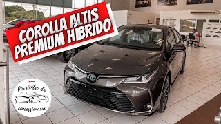 Toyota Corolla Altis Premium Híbrido 20222023  Cinza Granito [upl. by Nueovas569]