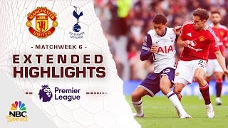 Manchester United v Tottenham Hotspur  PREMIER LEAGUE HIGHLIGHTS  9292024  NBC Sports [upl. by Anohr781]