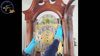 How to Set Up Herschede 9 Tube Grandfather Clock Model 294 [upl. by Anaya715]