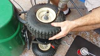 how to foam fill tire run flats [upl. by Clarkson668]