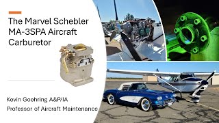 The Marvel Schebler MA3SPA Accelerator Pump Version Aircraft Carburetor [upl. by Jermaine702]