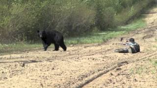 Close encounter northern alberta bear hunt [upl. by Elleyoj]