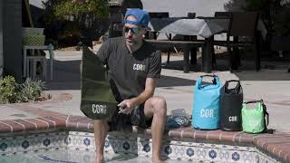 COR Surf Dry Bags  100 Waterproof RollTop Dry Sacks [upl. by Nelad]