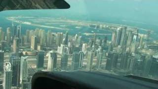 Beautiful girl above Dubai Seawings Cessna Caravan [upl. by Apollo]