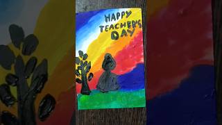 Teacher day special paintingteacher day drawing shortsytshorts [upl. by Dalia]