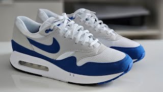 Nike Air Max 1 86 OG Royal Blue unboxing [upl. by Ahsatin]