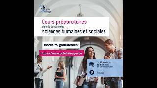 Cours préparatoires dans le domaine des sciences humaines et sociales  2025 motivation [upl. by Ettenim]