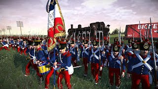 Victorian Era Battle Near Railroad  Total Fots Carlist Wars Mod [upl. by Eurydice]