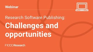 Research Software Publishing Challenges and Opportunities [upl. by Taggart]