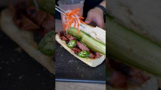 The most underrated Vietnamese Sandwich  Banh Mi Nem Nuong banhmi bánhmì [upl. by Elehcim]