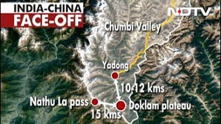 The IndiaChina Standoff At Sikkim Border Explained In Graphics [upl. by Nylavad]