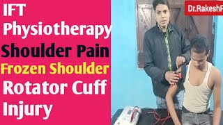 Ift physiotherapy  Shoulder pain  Interferential Therapy [upl. by Pritchett]