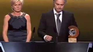 José Mourinho wins 2010 FIFA World Coach award [upl. by Votaw]