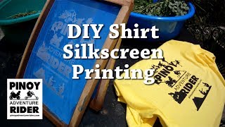 DIY Shirt Silkscreen Printing from Start to Finish in just 8 Minutes [upl. by Golding]