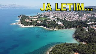 Ljepota iz zraka quotPLIVAquot  Plaža Vela Luka  SUPETAR Otok Brač [upl. by Tnerb742]