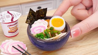 Perfect Miniature RAMEN Recipe  Spicy Chicken Noodles amp ASMR Mini Food by Miniature Cooking [upl. by Ahsenroc]