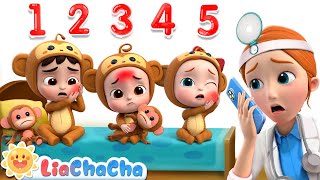 5 Little Monkeys Jumping on the Bed Classic Version  Kids Songs amp Nursery Rhymes  LiaChaCha [upl. by James712]