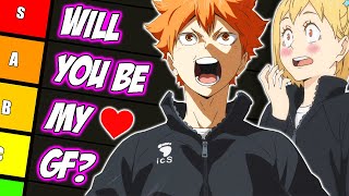 Ranking Haikyuu Characters as BOYFRIENDS  Haikyuu Tier List [upl. by Mell246]