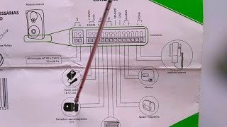 Esquema de ligação do interfone IPR 8000 [upl. by Krys]