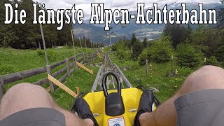 Die längste AlpenAchterbahn der Welt  Alpine Coaster Imst [upl. by Nnaeirual]