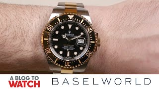 Rolex SeaDweller 126603 Rolesor Watch HandsOn  New for Baselworld 2019  aBlogtoWatch [upl. by Tserrof8]