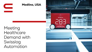 Medline USA Meeting Healthcare Demand with Swisslog Automation [upl. by Amiel]