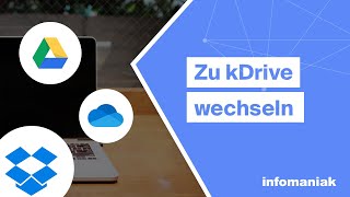 Wie eigene Daten von Dropbox Google Drive OneDrive zu kDrive von Infomaniak migriert werden [upl. by Naujud830]