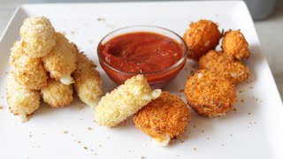 How to Make Cheese Sticks in Air Fryer  Mozzarella Sticks Recipe [upl. by Little393]