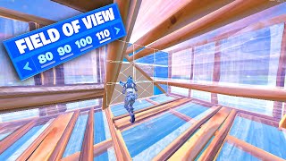 FOV Slider in Fortnite 😍 [upl. by Nosiram]