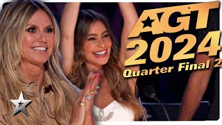 Americas Got Talent 2024 ALL AUDITIONS  Quarter Final 2 [upl. by Evetta86]