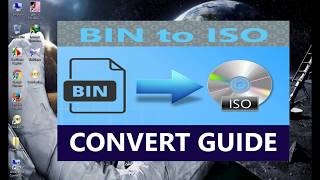 How to convert bin to iso image file with PowerISO [upl. by Kcirad]