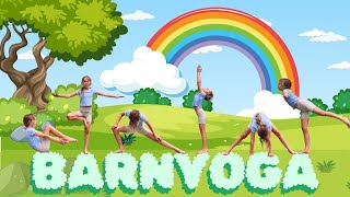 BarnYoga  10 minuter Yoga för barn på svenska [upl. by Helaina640]