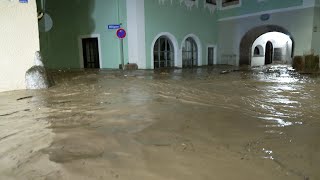 Katastrophenalarm durch Unwetter mit Sturzflut  Berchtesgaden und Hallein  17072021 [upl. by Ahel711]