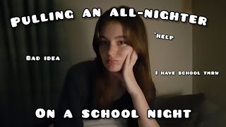 PULLING AN ALLNIGHTER on a school night bad idea  Deone Dumond [upl. by Ellicott]