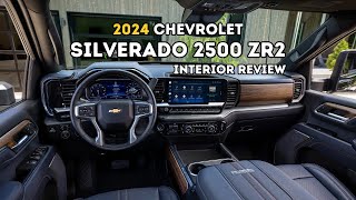 2024 Chevrolet Silverado 2500 Zr2  Interior Review [upl. by Hekking]