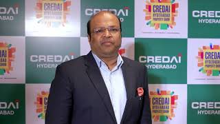 NJaideep Reddy PresidentElect of CREDAI Hyderabad  CREDAI Hyderabad Property Show 2024 [upl. by Heidi]