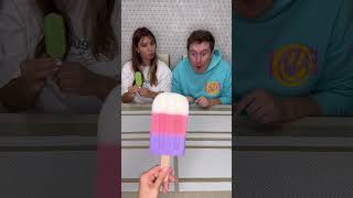 Choose green ice cream challenge 😂 Why did he replace real ice cream shorts Best video by Hmelkofm [upl. by Janey752]