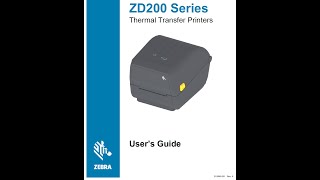 ZEBRA ZD230 01 PDF MANUAL [upl. by Rooke]