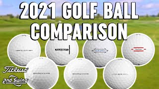 Ultimate 2021 Titleist Golf Balls Comparison and Review [upl. by Airahcaz]