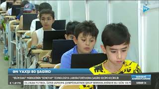 “Deneyap” texnologiya laboratoriyasına şagird seçimi imtahanı keçirilib AzTV 29062024 [upl. by Darnall112]